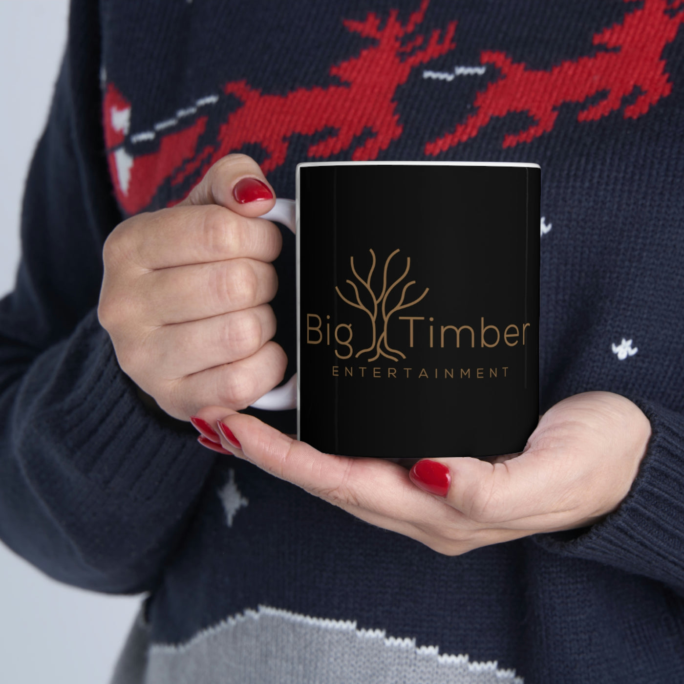 Black  Big Timber Entertainment Version 2 Ceramic Mug 11oz
