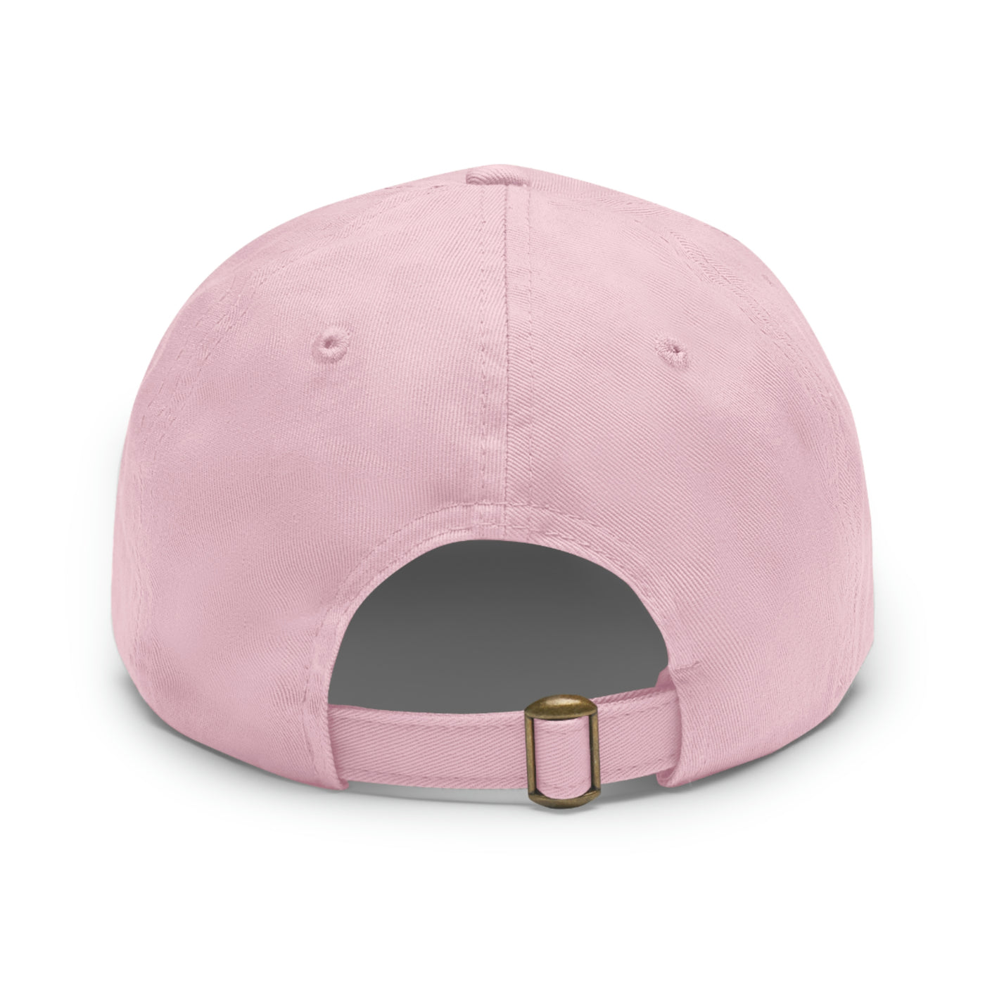 Mia Brown Dad Hat with Leather Patch